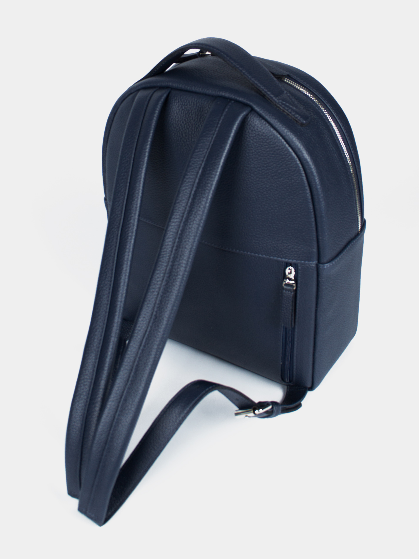 Кожаный рюкзак для планшета 11 дюймов синего цвета