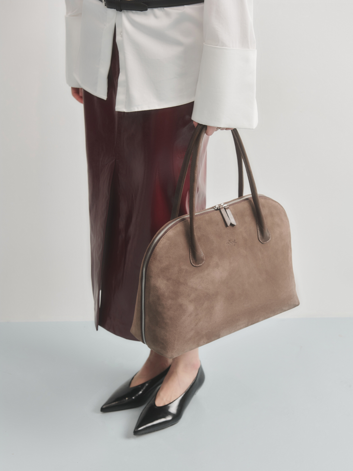 Сумка Terra 14 дюймов Замшевая сумка коричневого цвета для ноутбука 14 дюймов