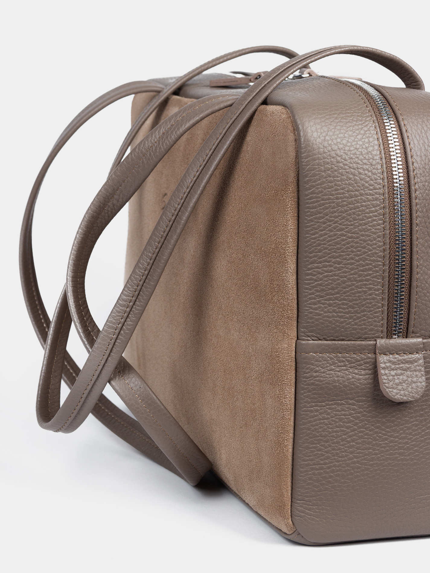 Сумка Айтишница 14 дюймов Замшевая сумка Айтишница для ноутбука 14 дюймов цвета темный тауп