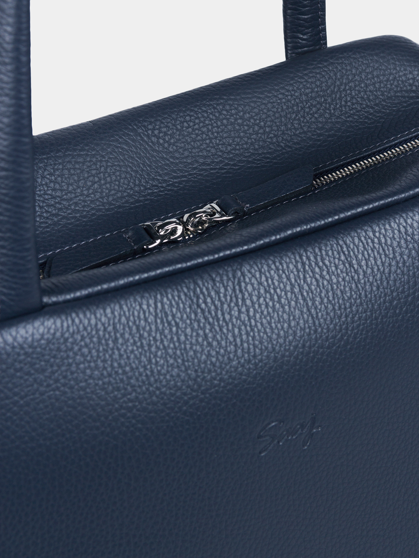 Сумка 14 дюймов Кожаная сумка 14 дюймов синего цвета