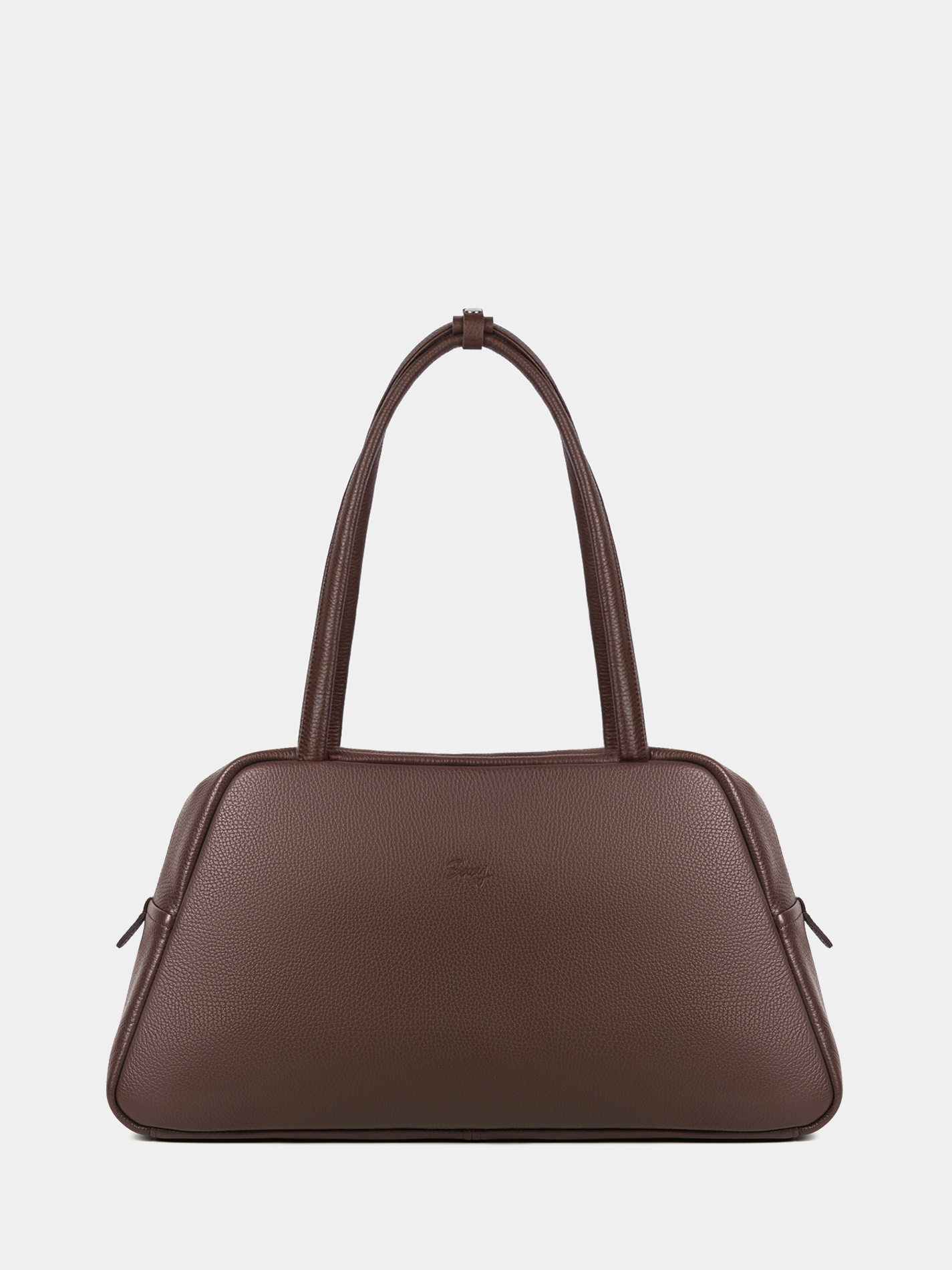 Кожаная сумка для ноутбука 14 дюймов шоколадного цвета