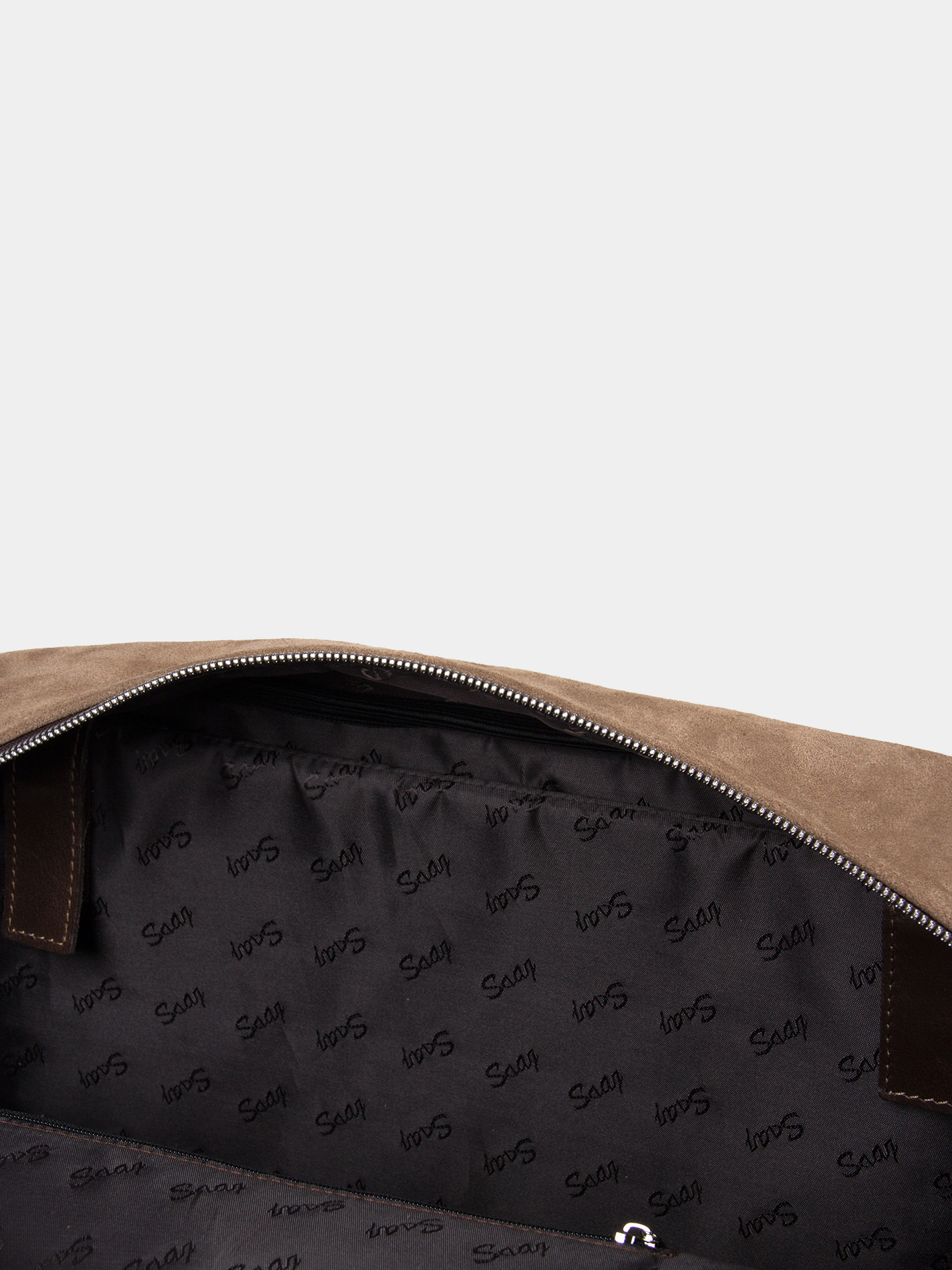 Сумка Balance 14 дюймов Замшевая сумка для ноутбука 14 дюймов коричневого цвета с кожаным донышком и ручками темно-коричневого цвета