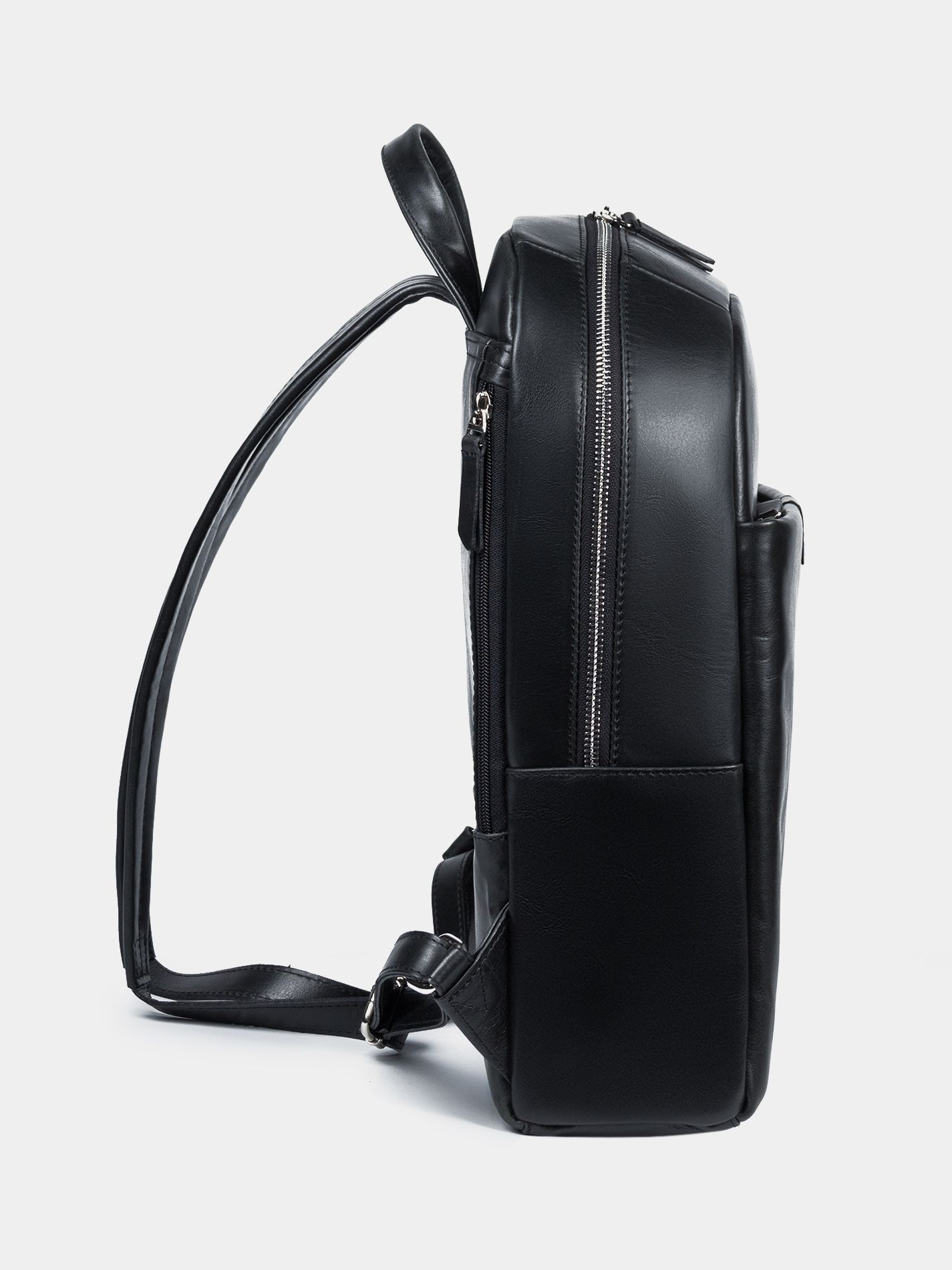 Рюкзак 14 дюймов Кожаный рюкзак для ноутбука 14 дюймов черного цвета