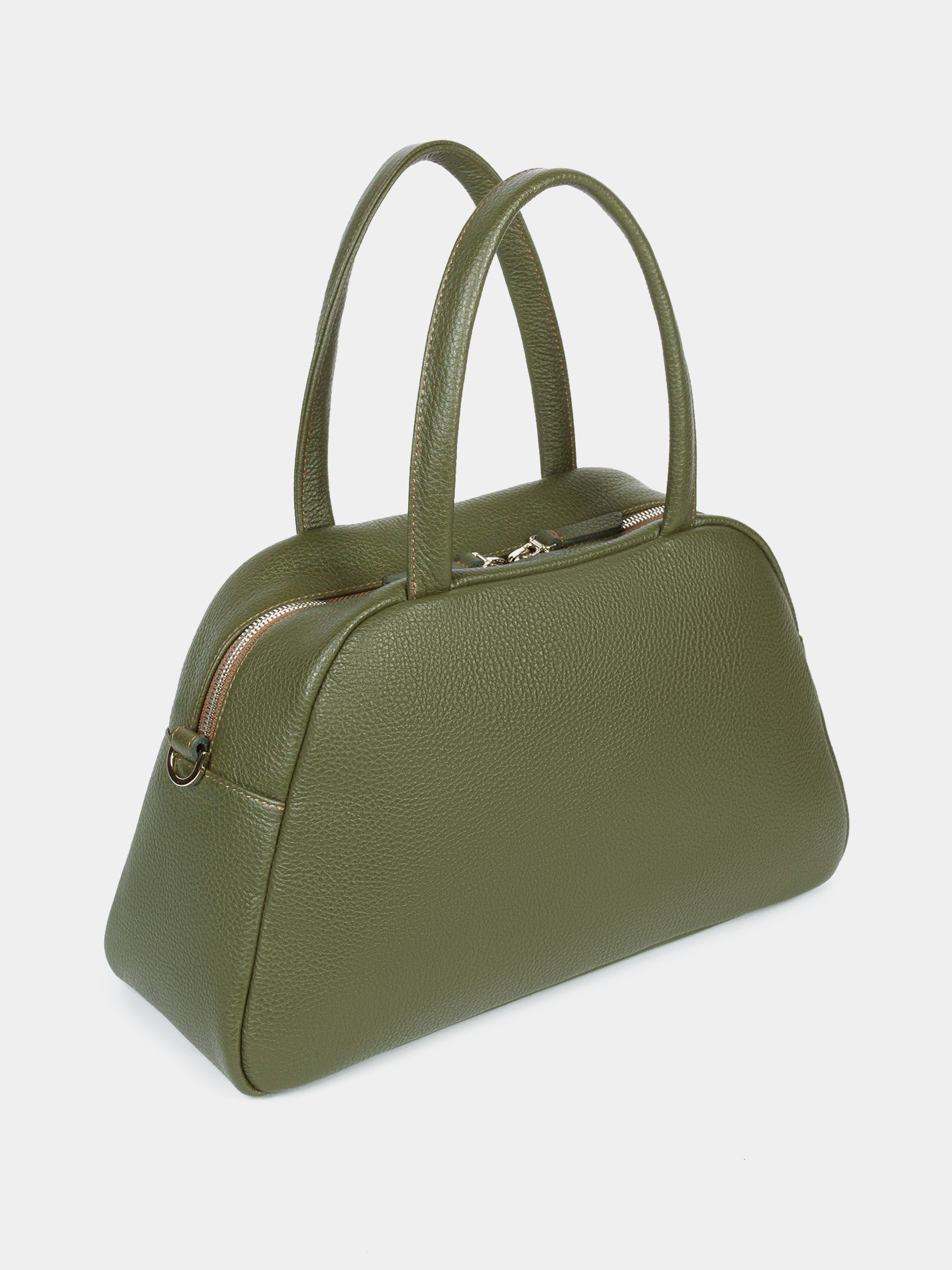 Кожаная сумка Balance MINI оливкового цвета для планшета 11 дюймов