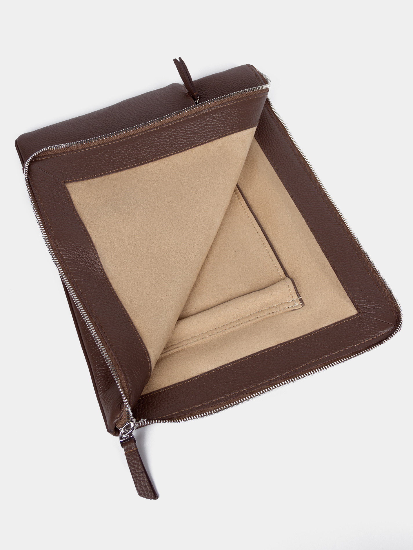 Чехол для ноутбука 14 дюймов Чехол кожаный 14 дюймов из натуральной кожи шоколадного цвета