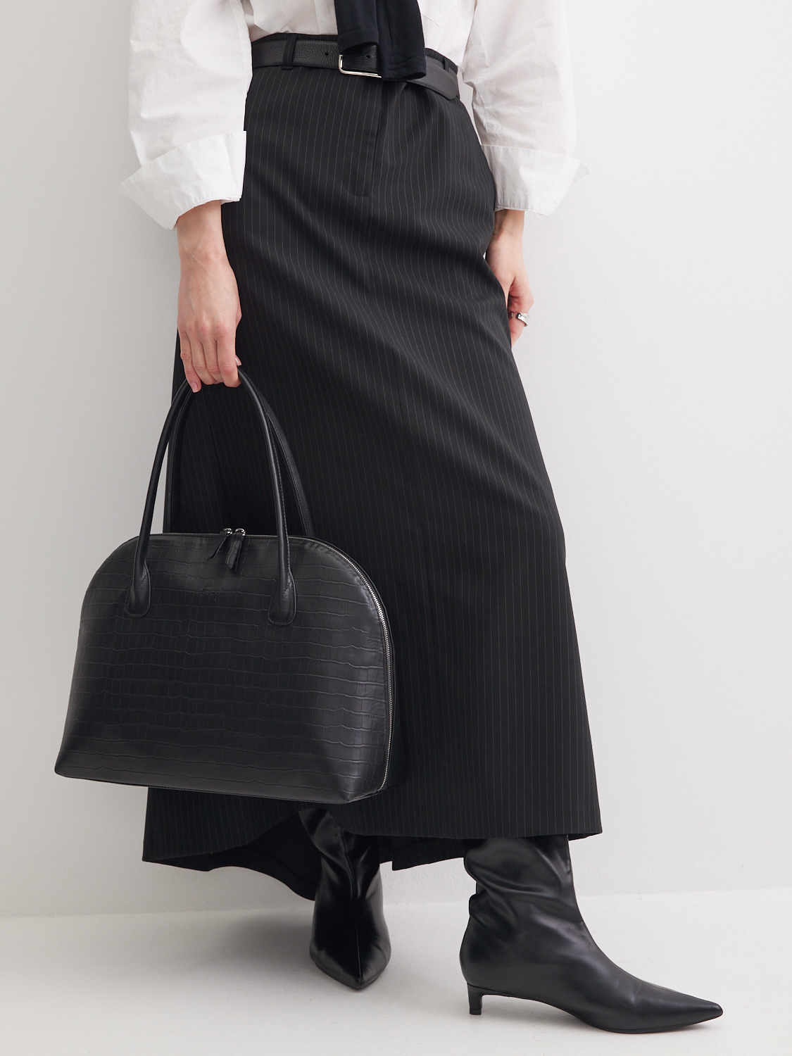 Сумка Terra 14 дюймов Кожаная сумка Terra 14 дюймов черного цвета