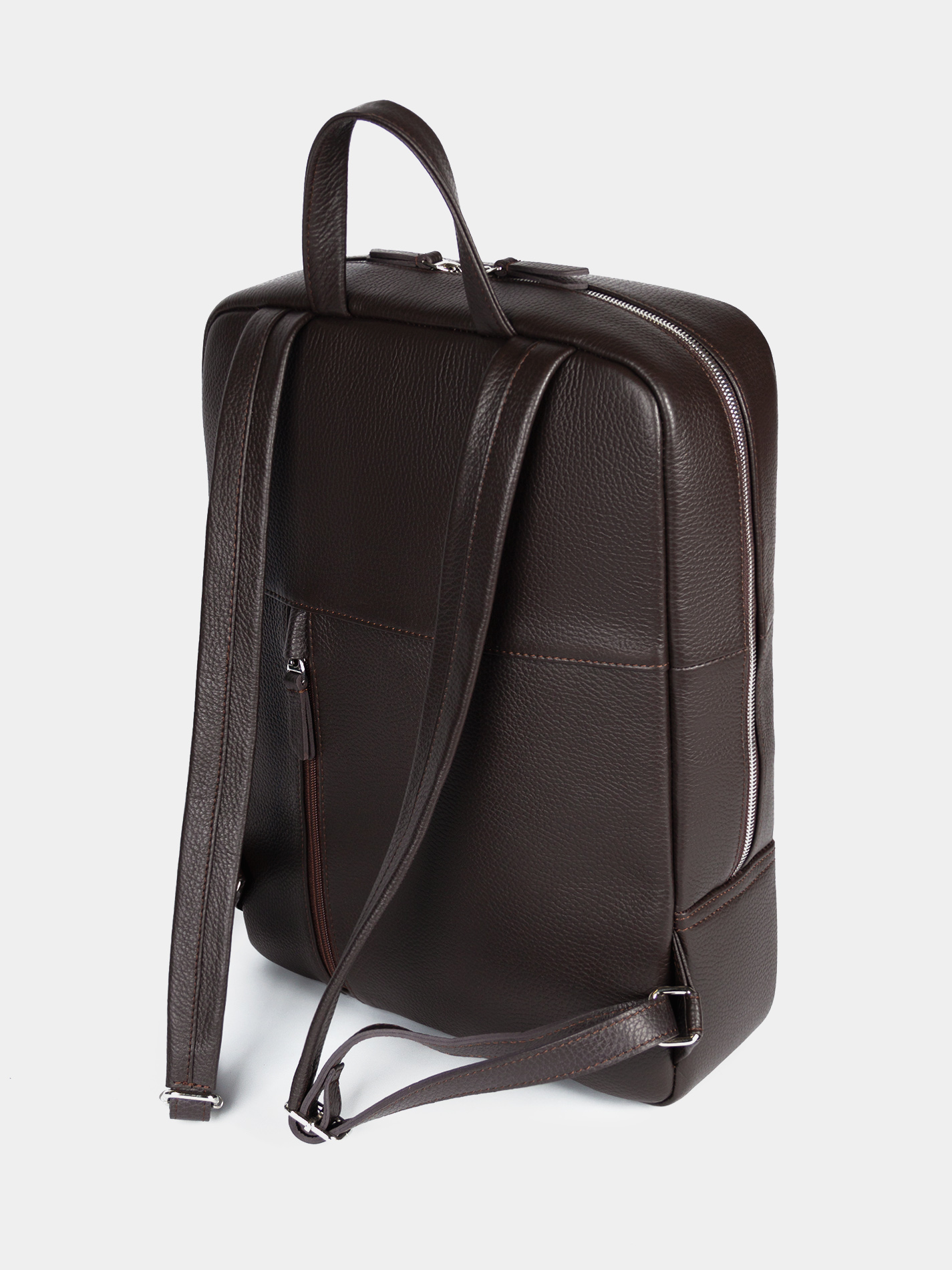 Рюкзак 15 дюймов Кожаный рюкзак для ноутбука 15 дюймов коричневого цвета