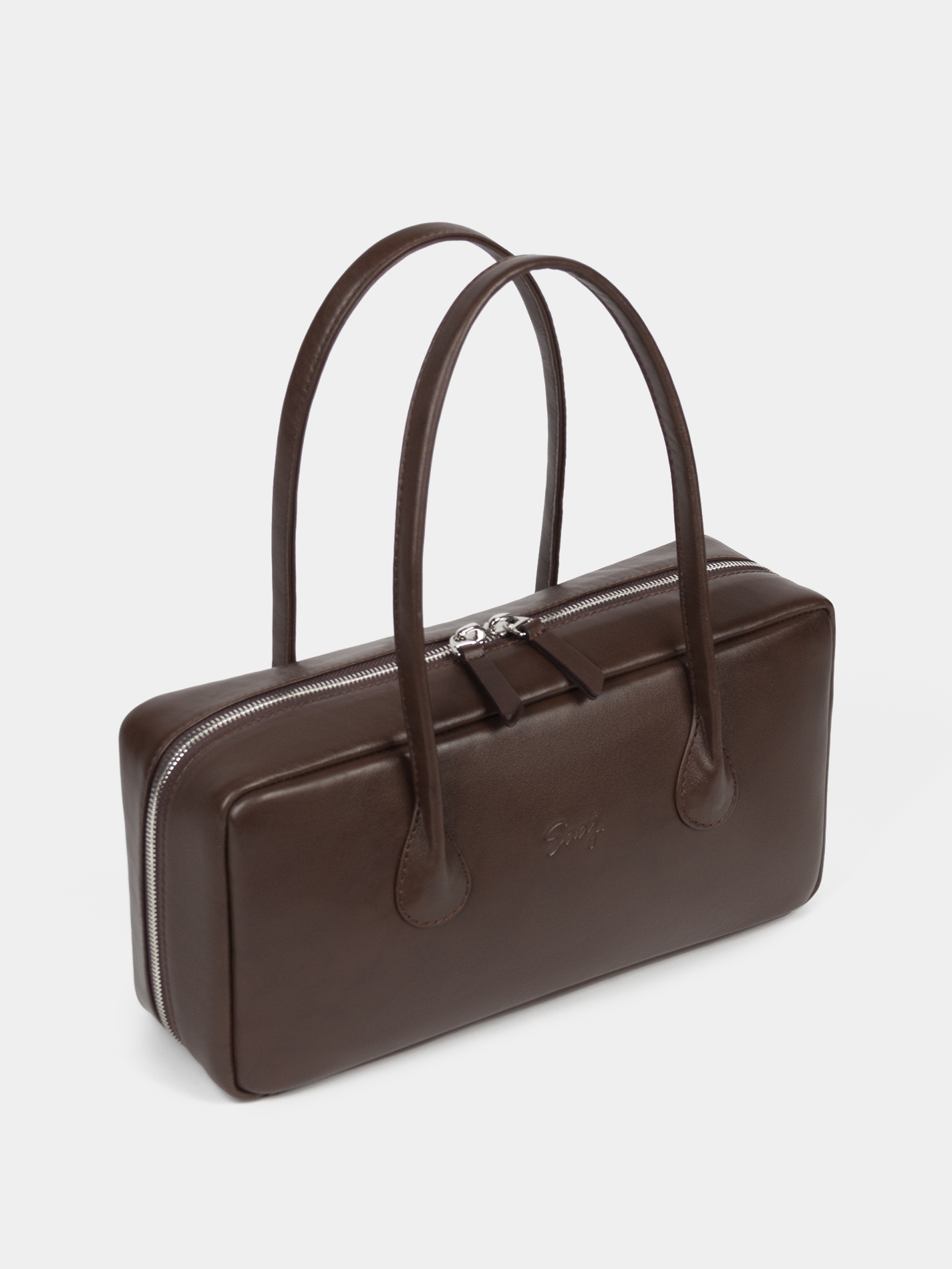 сумка, багет, женская, натуральная кожа