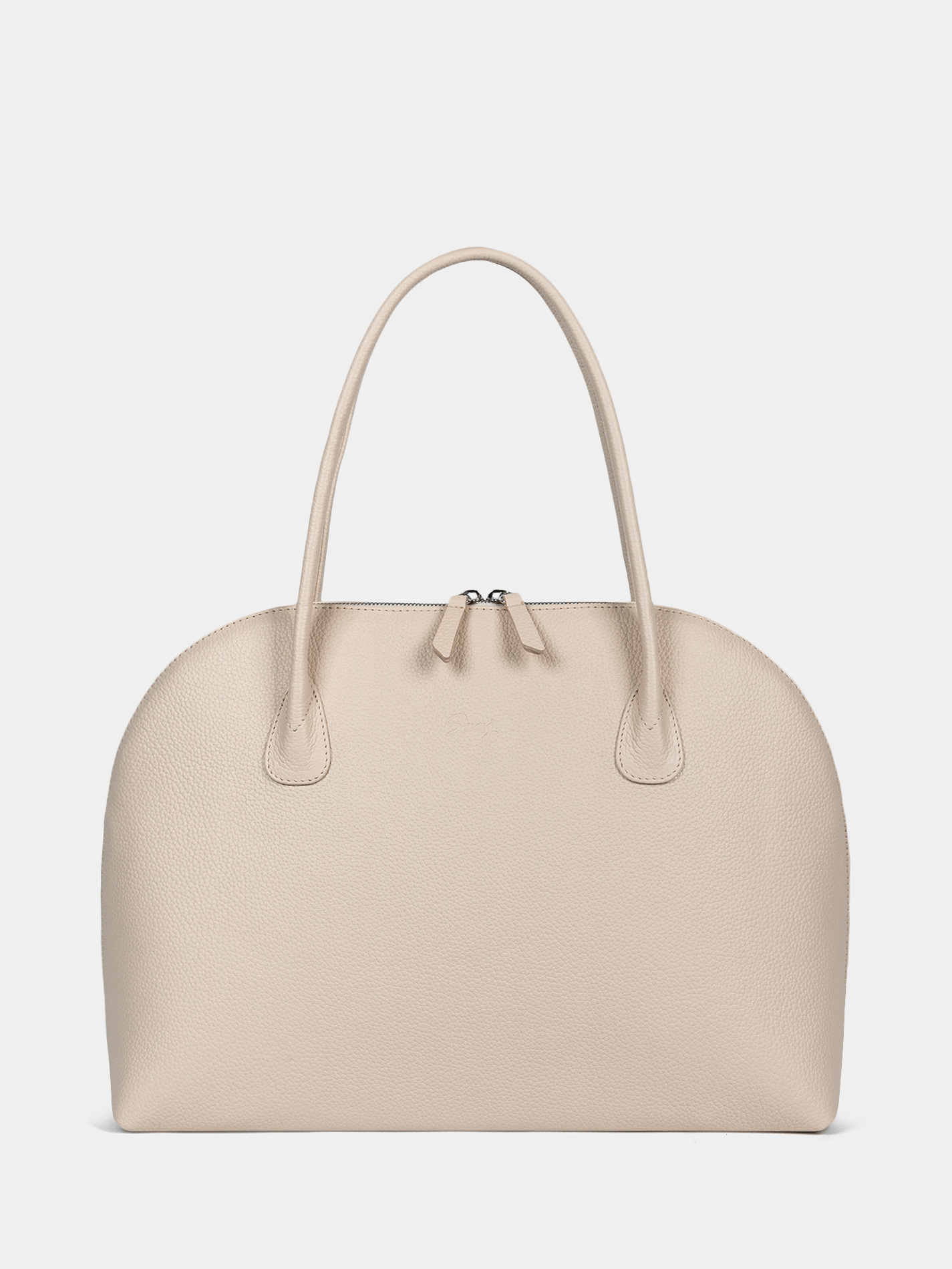 Кожаная сумка молочного цвета для ноутбука 14 дюймов