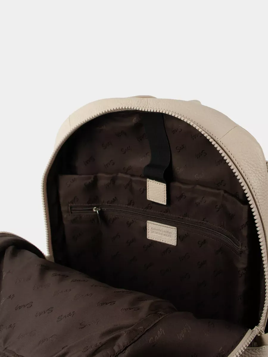 Рюкзак 13 дюймов Рюкзак женский кожаный 14 дюймов А4, боковые карманы