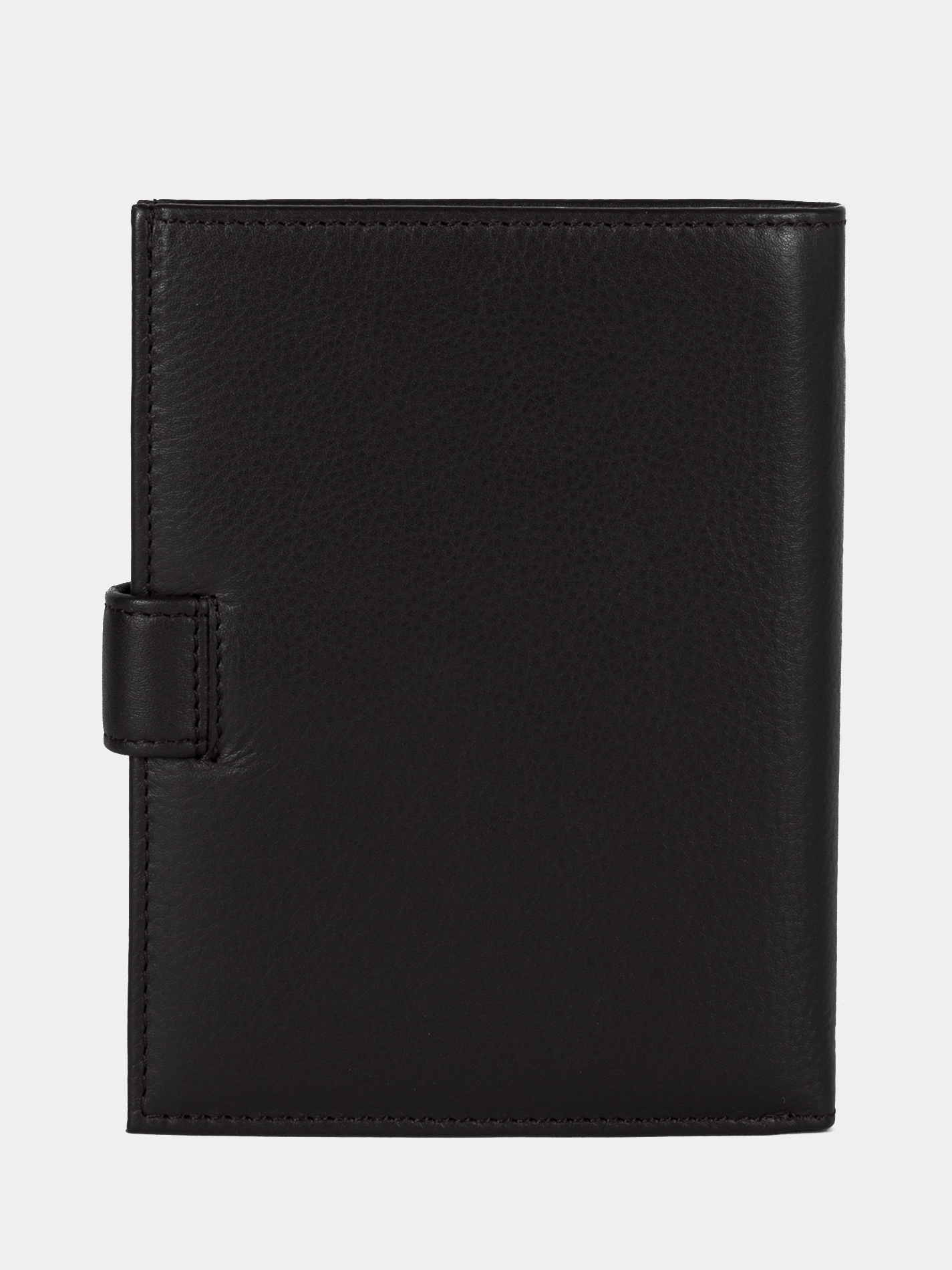 Обложка для документов из натуральной кожи Обложка для документов из натуральной кожи темно-коричневого цвета