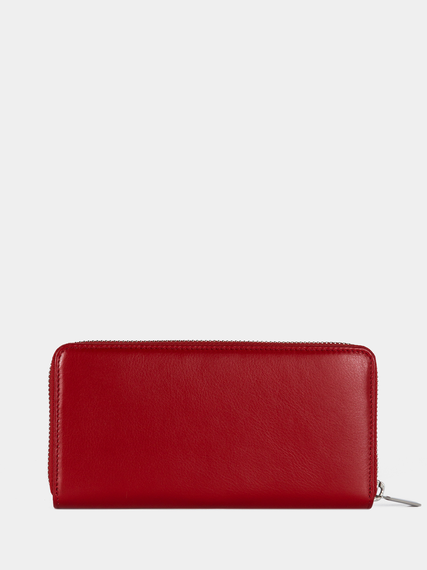 Женский кошелек из натуральной кожи Женский кошелек из натуральной кожи красного цвета