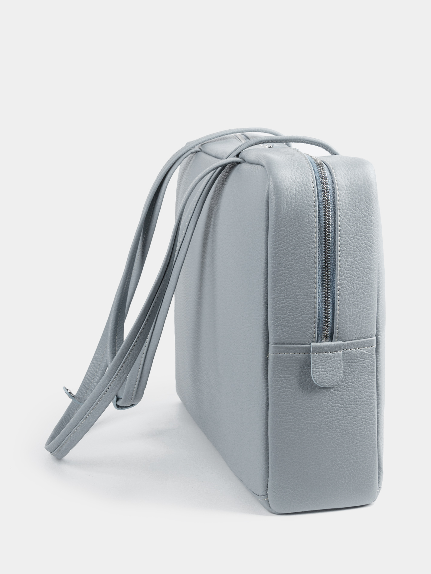 Сумка Айтишница 15 дюймов Кожаная сумка Айтишница 15 дюймов небесного цвета