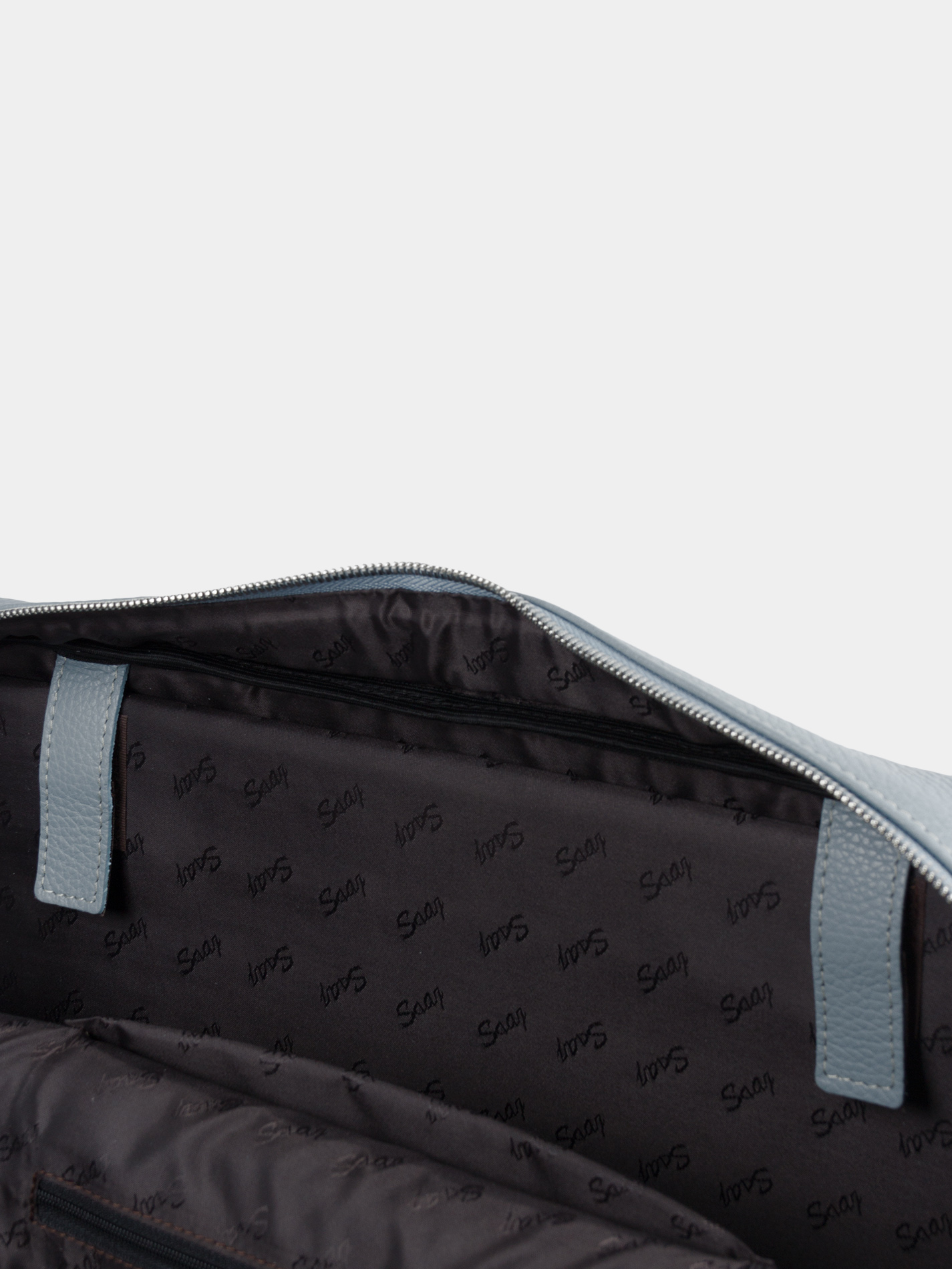 Сумка Айтишница 15 дюймов Кожаная сумка Айтишница 15 дюймов небесного цвета