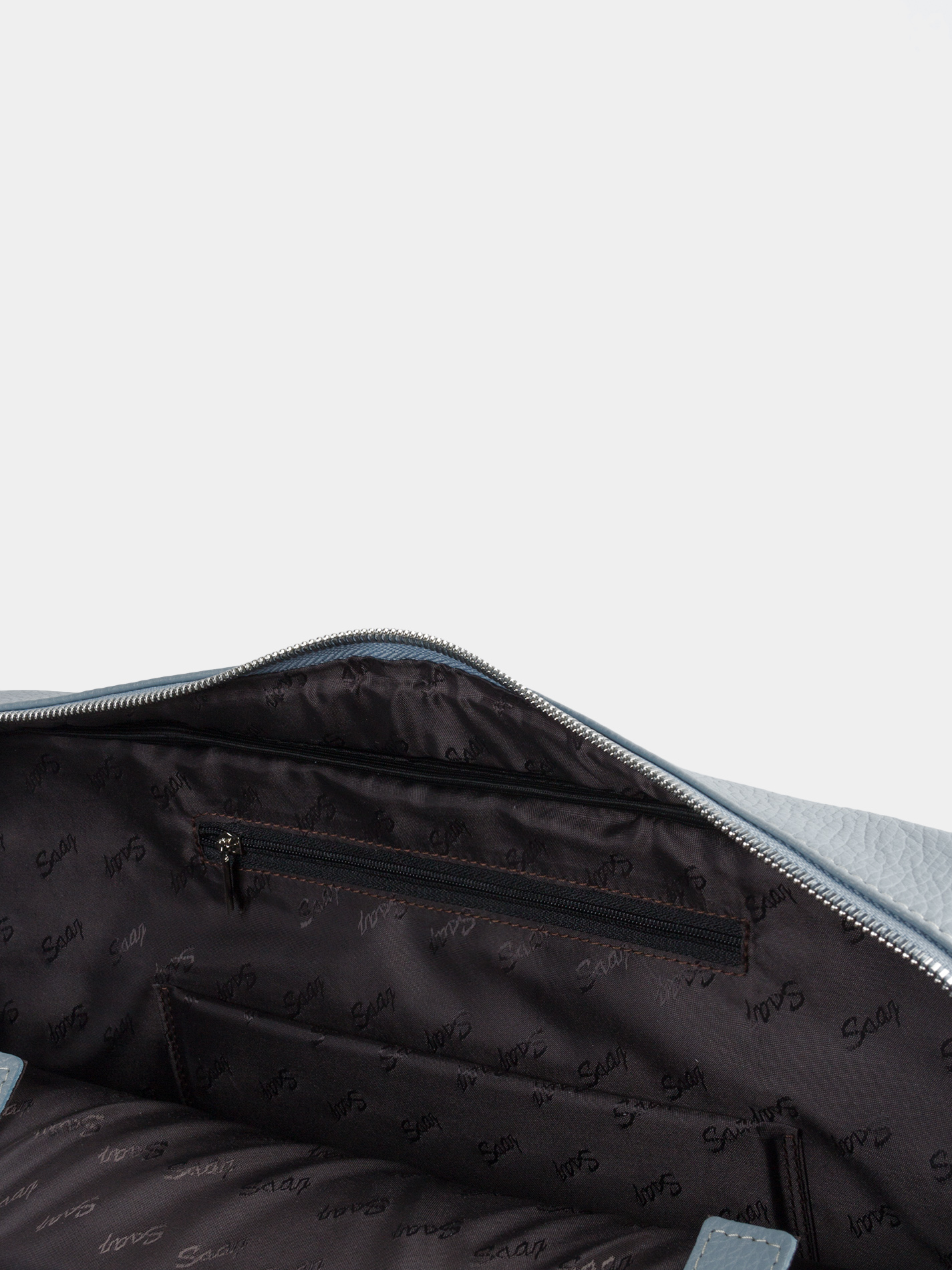 Сумка Айтишница 15 дюймов Кожаная сумка Айтишница 15 дюймов небесного цвета