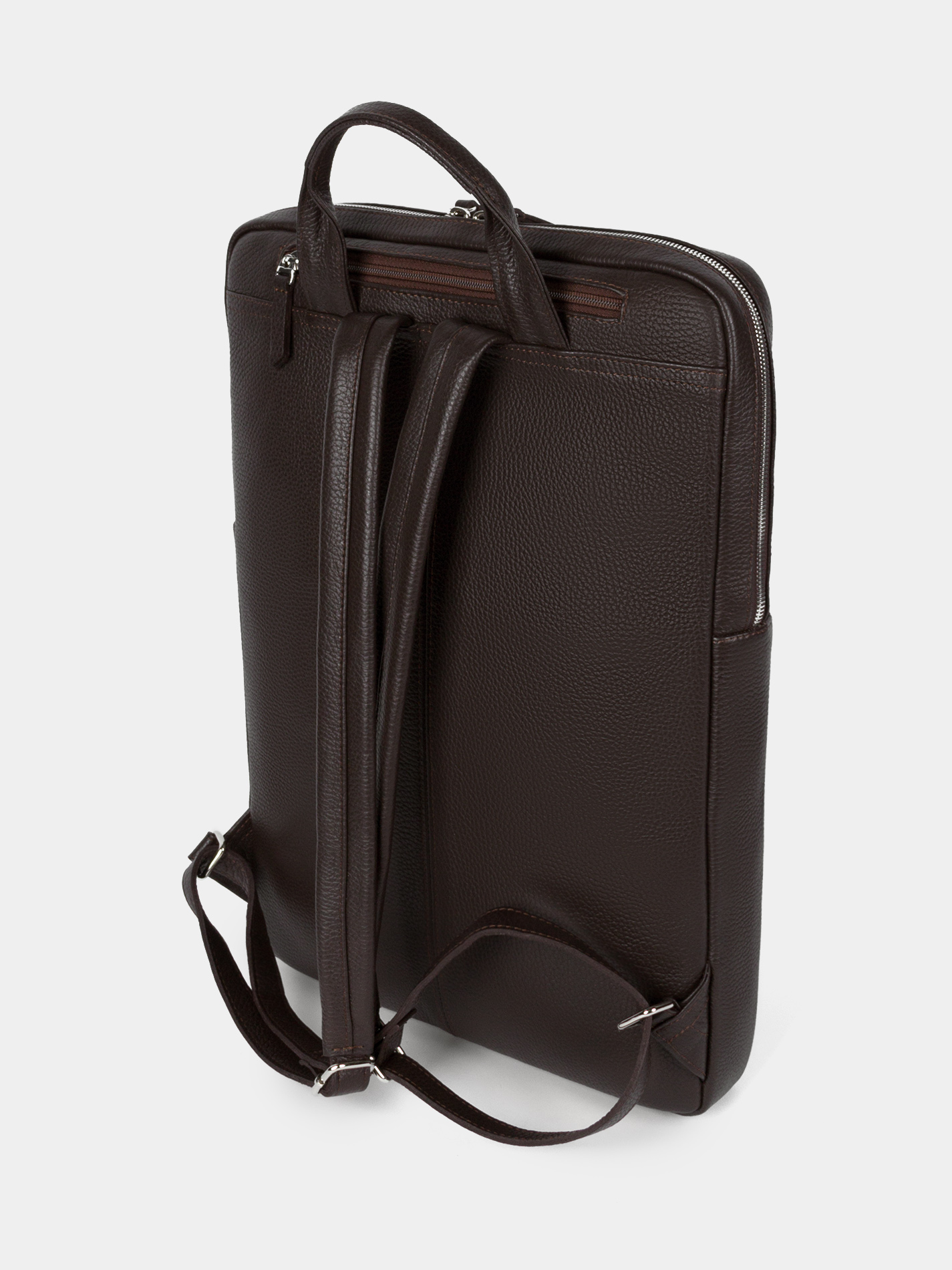 Рюкзак женский коричневого цвета, ноутбук 17 дюймов, формат А4