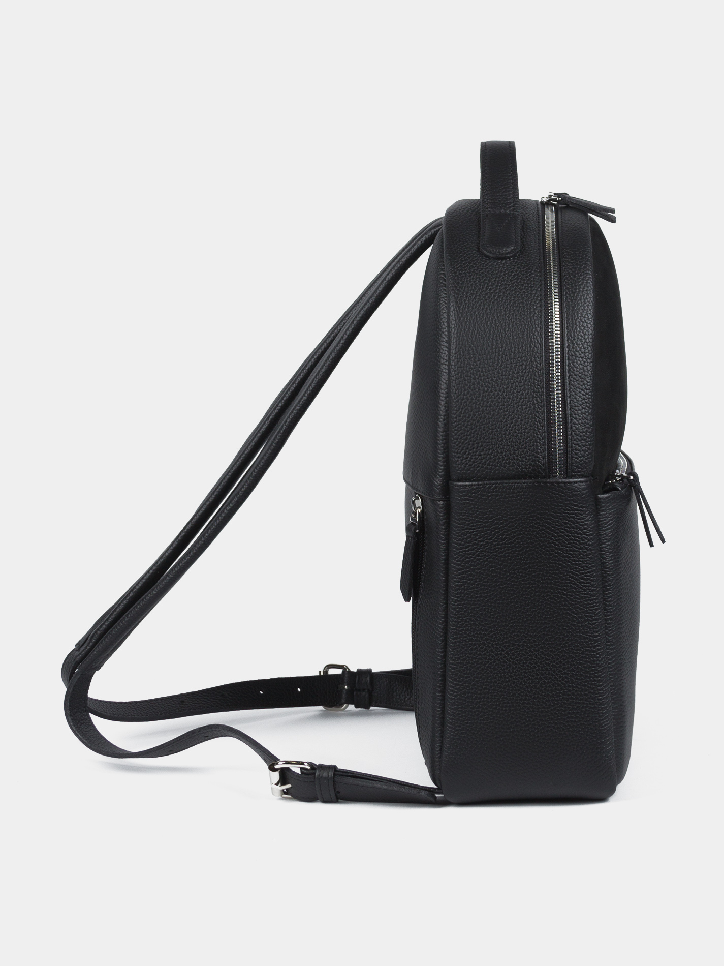 Кожаный рюкзак 13 дюймов черного цвета