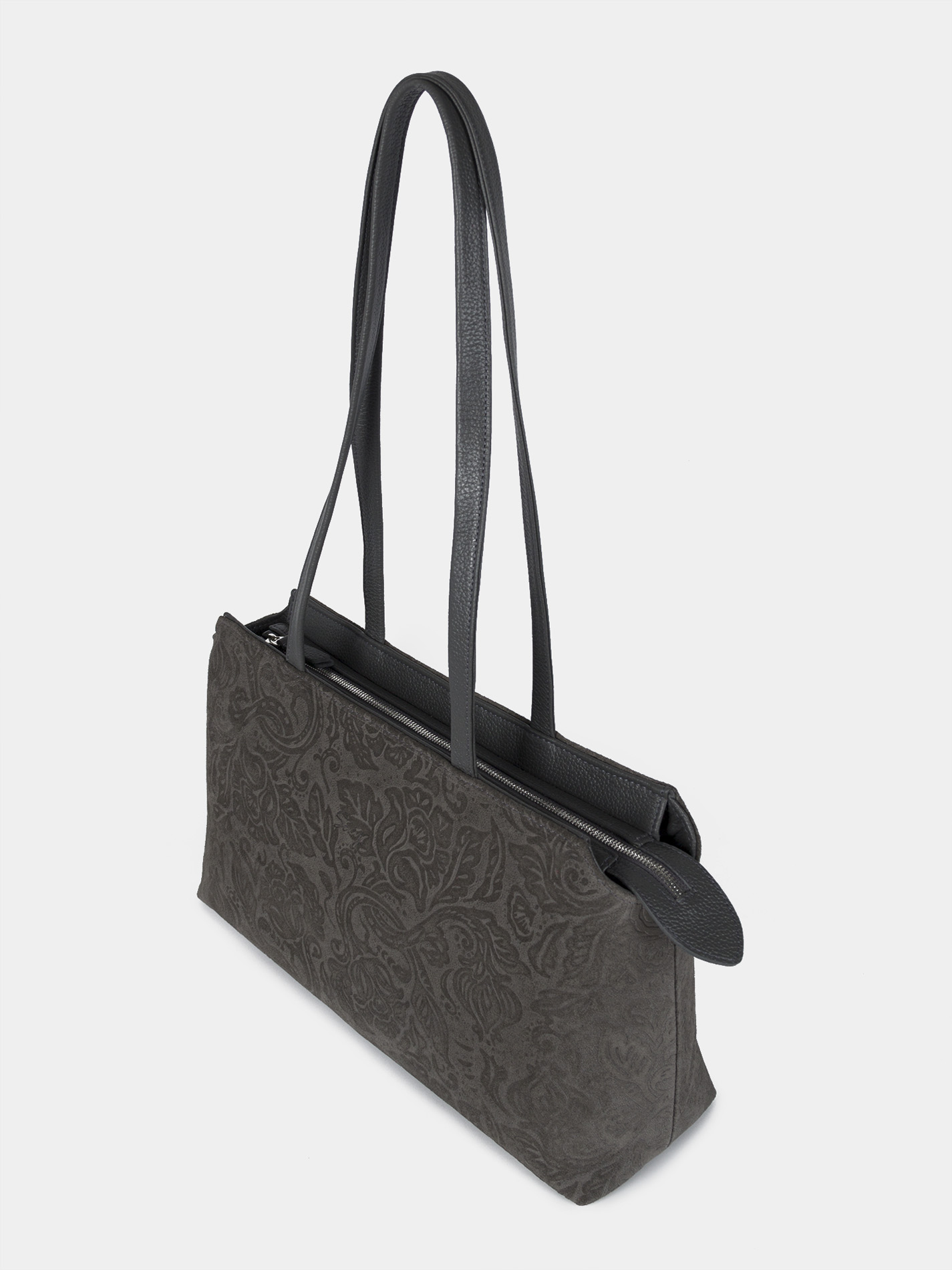 Сумка-тоут женская из замши