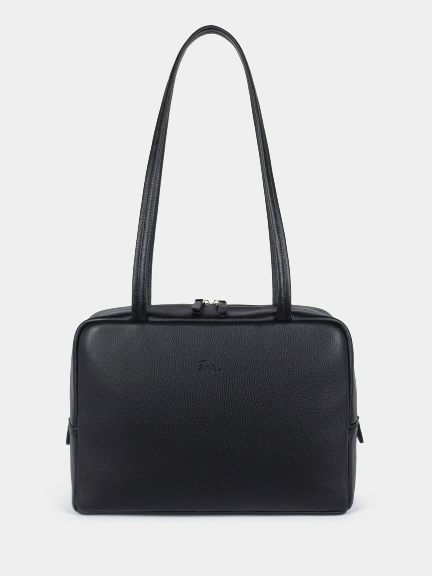 Айтишница 14 дюймов из натуральной кожи черного цвета