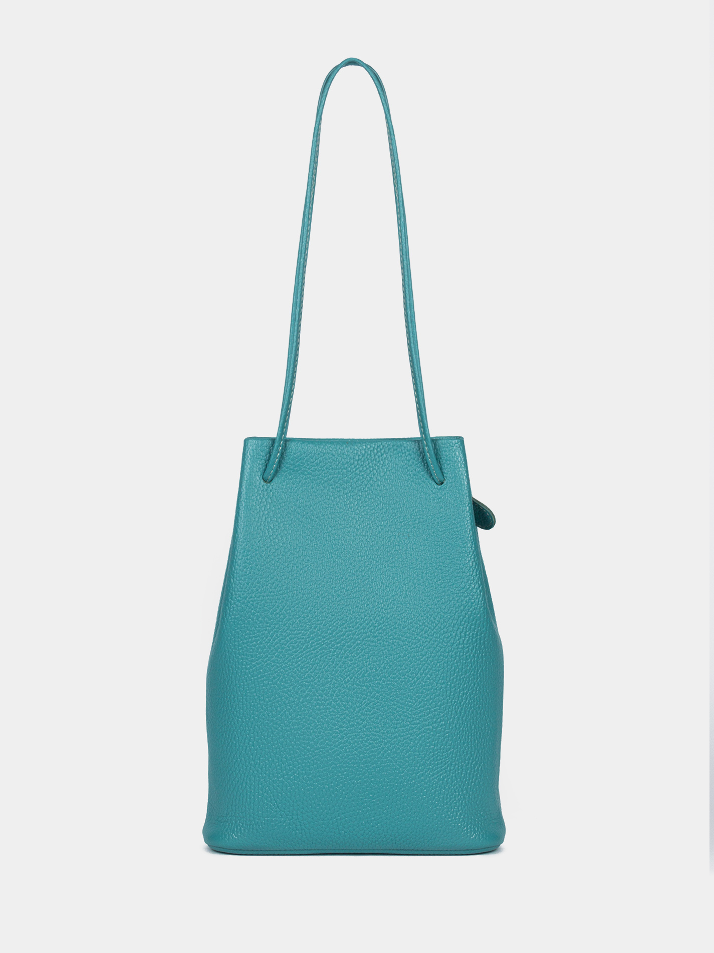 Сумка-мешок Nomad из натуральной кожи бирюзового цвета