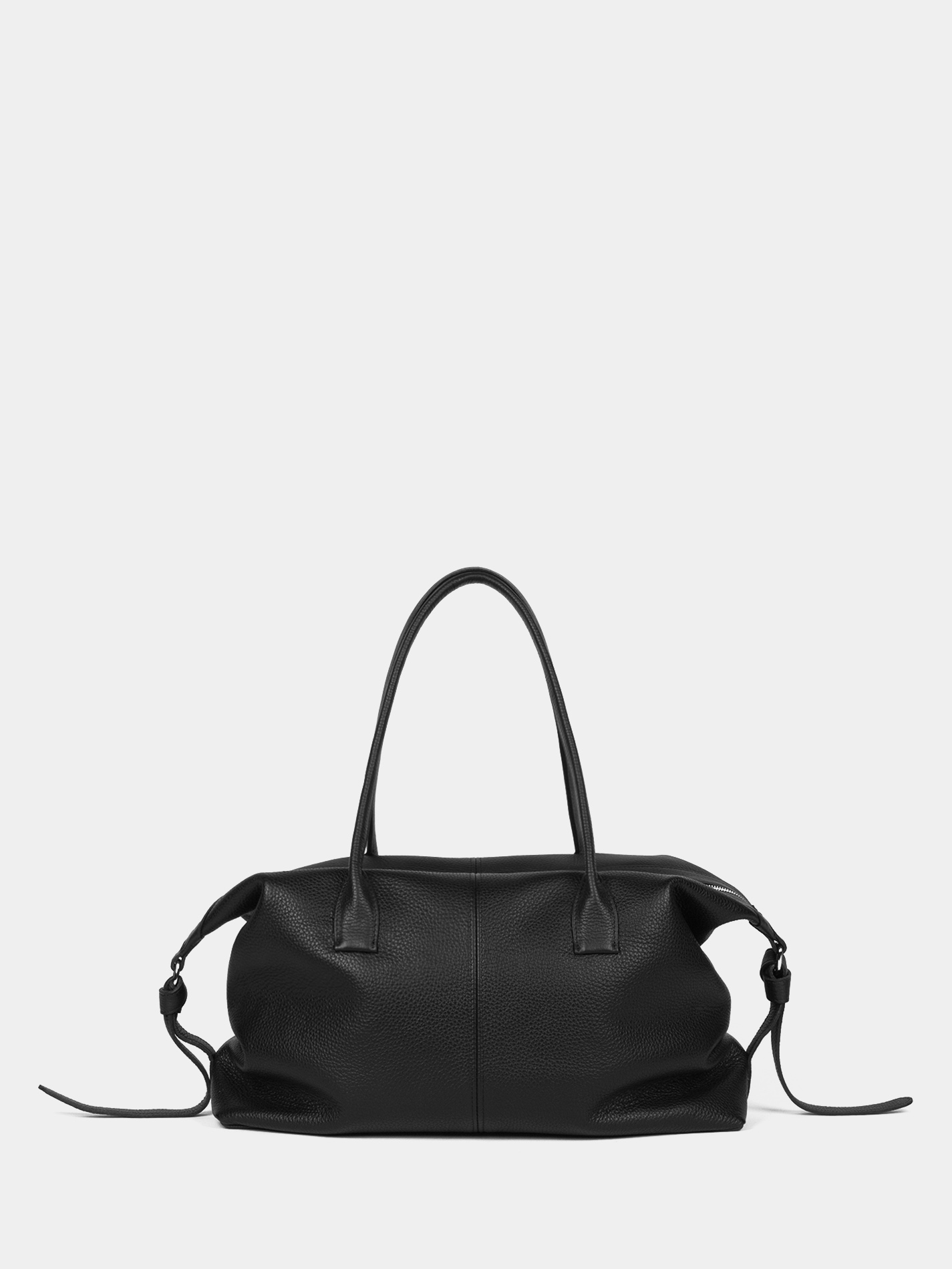 Кожаная сумка Reise 14 дюймов черного цвета