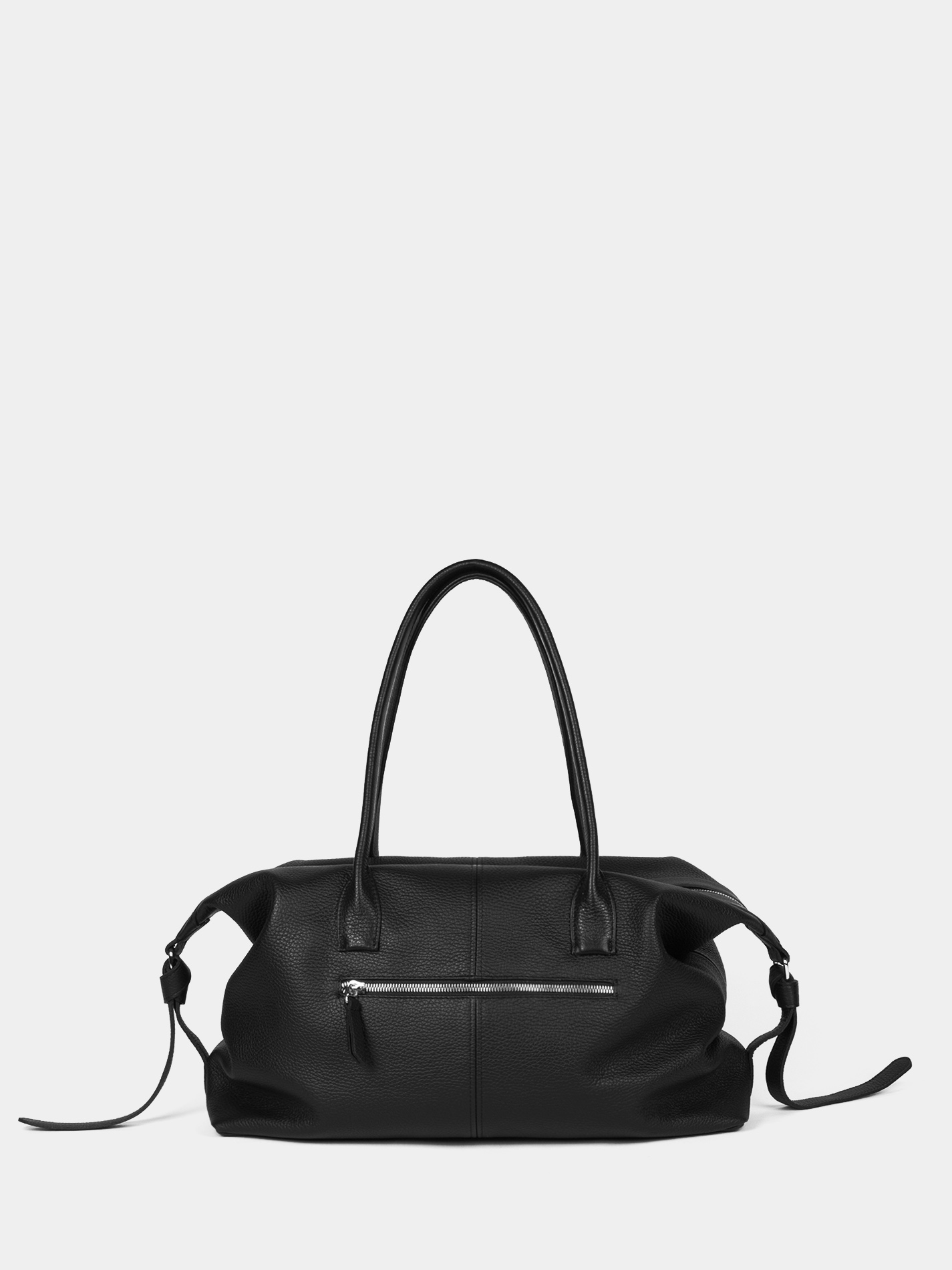 Кожаная сумка Reise 14 дюймов черного цвета